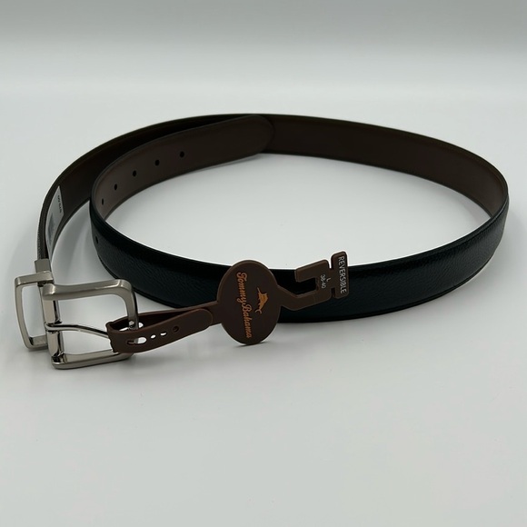 1703- Tommy Bahama Men’s Reversible Belt Size L 38 - 40 NWT - Picture 1 of 8